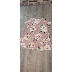 Popana Women's‎ Short Sleeve Summer Tunic Top for Leggings Made in USA Size 3X